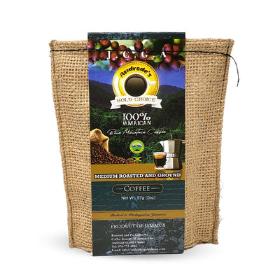 Andrade's Gold Choice Ground Coffee Burlap Bags - Caribshopper