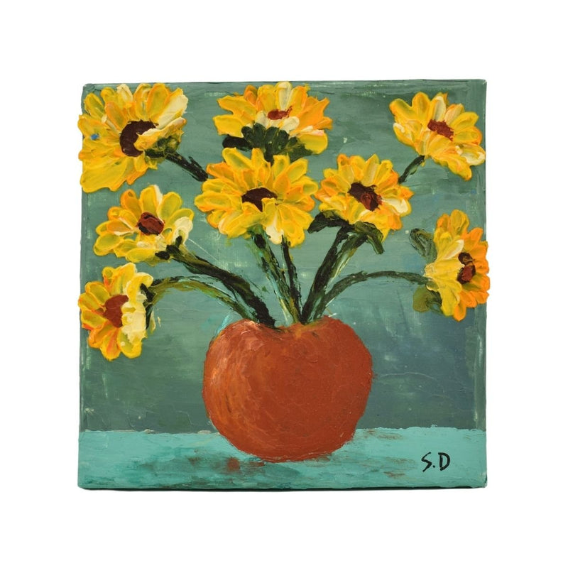 Art By Shani 876 Original Painting “Sunflower Dance” - Caribshopper