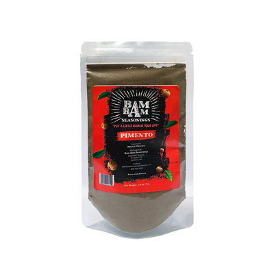 Bam Bam Seasonings Natural Pimento Powder, 2.5oz (Single or 3 Pack) - Caribshopper
