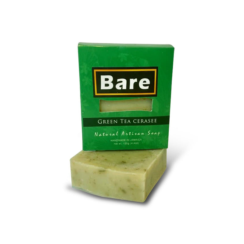 Bare Natural Products Green Tea Cerasee Frankincense Soap, 4.4oz - Caribshopper