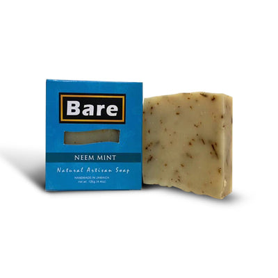 Bare Natural Products Neem Mint Soap, 4.4oz - Caribshopper