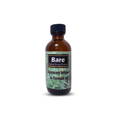 Bare Natural Products Rosemary Infused in Coconut Oil, 60ml - Caribshopper