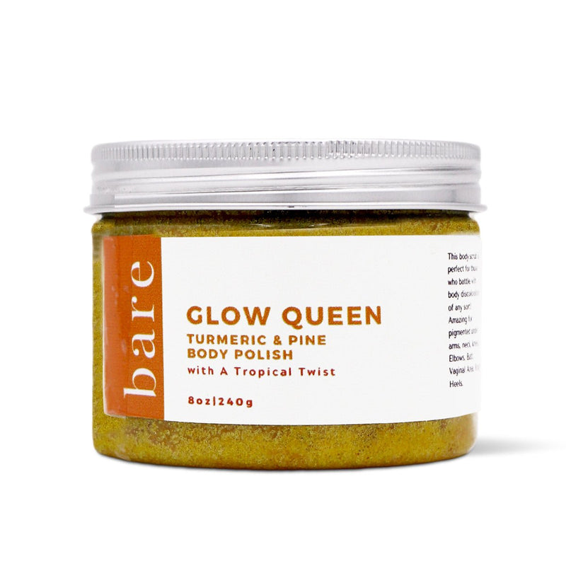 Bare Skknn Glow Queen Turmeric & Pine Body Polish, 8oz - Caribshopper