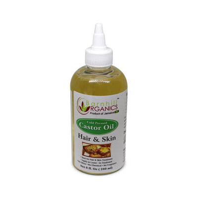 Barnhill Organics Cold-Pressed Castor Oil, 8oz - Caribshopper