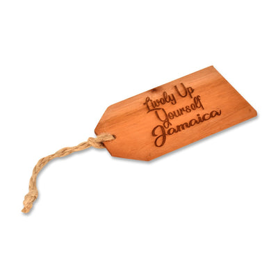 Bartley's All In Wood Luggage Tag (Single & 2 Pack) - Caribshopper