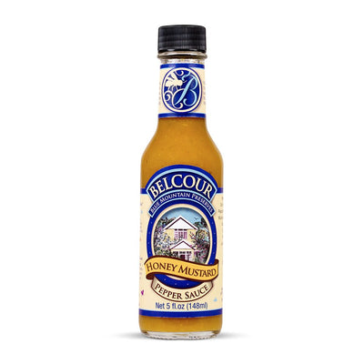 Belcour Preserves Honey Mustard Pepper Sauce, 5oz (2 or 4 Pack) - Caribshopper