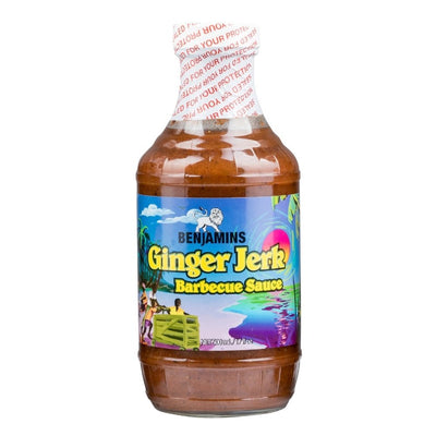 Benjamins Ginger Jerk Barbecue Sauce, 500ml - Caribshopper