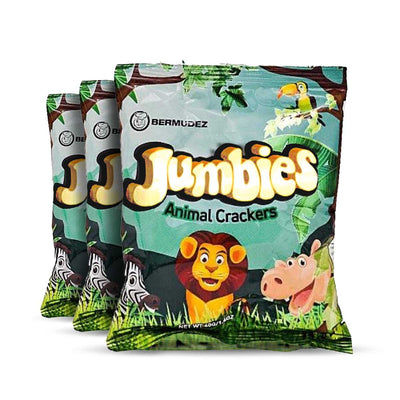 Bermudez Jumbies Animal Crackers, 1.4oz (3 Pack) - Caribshopper