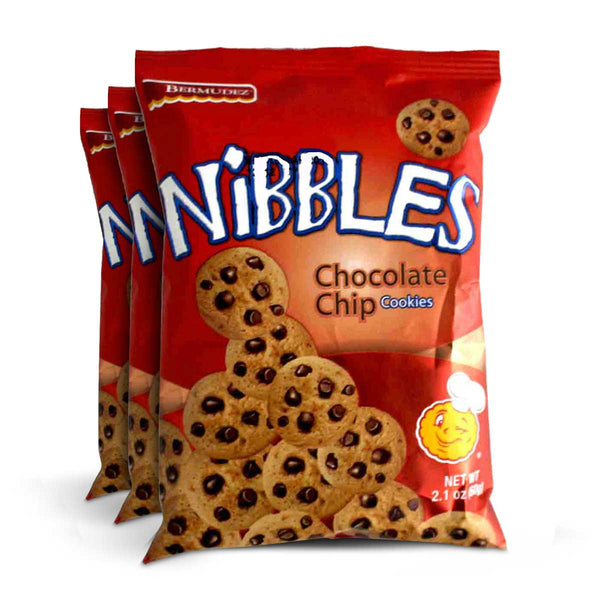 レア 新品未使用 nibblechip cookie Bermudez Nibbles Cookies, 2.1oz (3 Pack) | Caribshopper