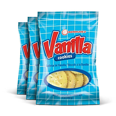 Bermudez Vanilla Cookies, 5oz (3 Pack) - Caribshopper