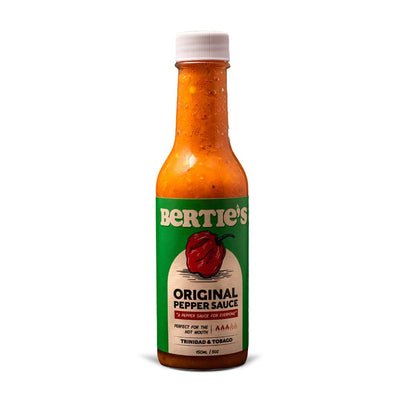 Bertie's Original Pepper Sauce, 5oz - Caribshopper
