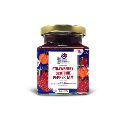 Blue Mountain Strawberries & Preserves Strawberry Scotchie Pepper Jam, 8oz - Caribshopper