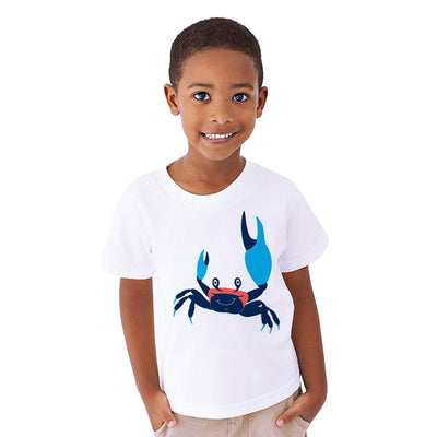 Bright Eyed Blue Crab T-Shirt - Caribshopper