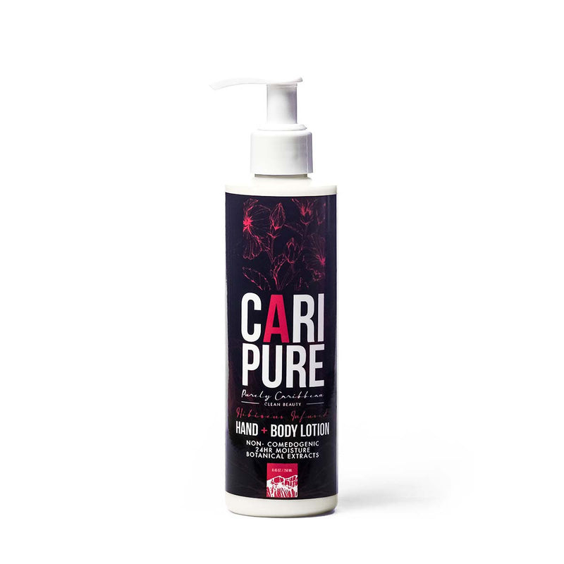 Cari Pure Hibiscus Infused Hand + Body Lotion, 8oz - Caribshopper