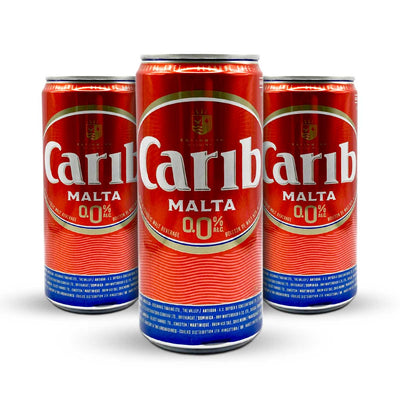 Carib Malta Can, 12oz (3 Pack) - Caribshopper