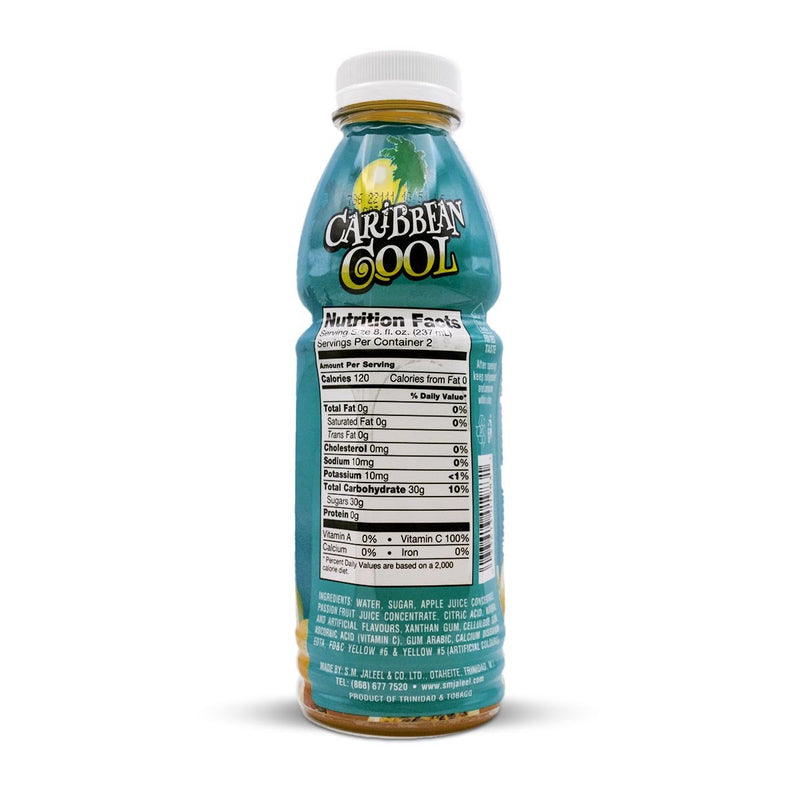 Caribbean Cool Passion Fruit Juice Drink, 500ml - Caribshopper