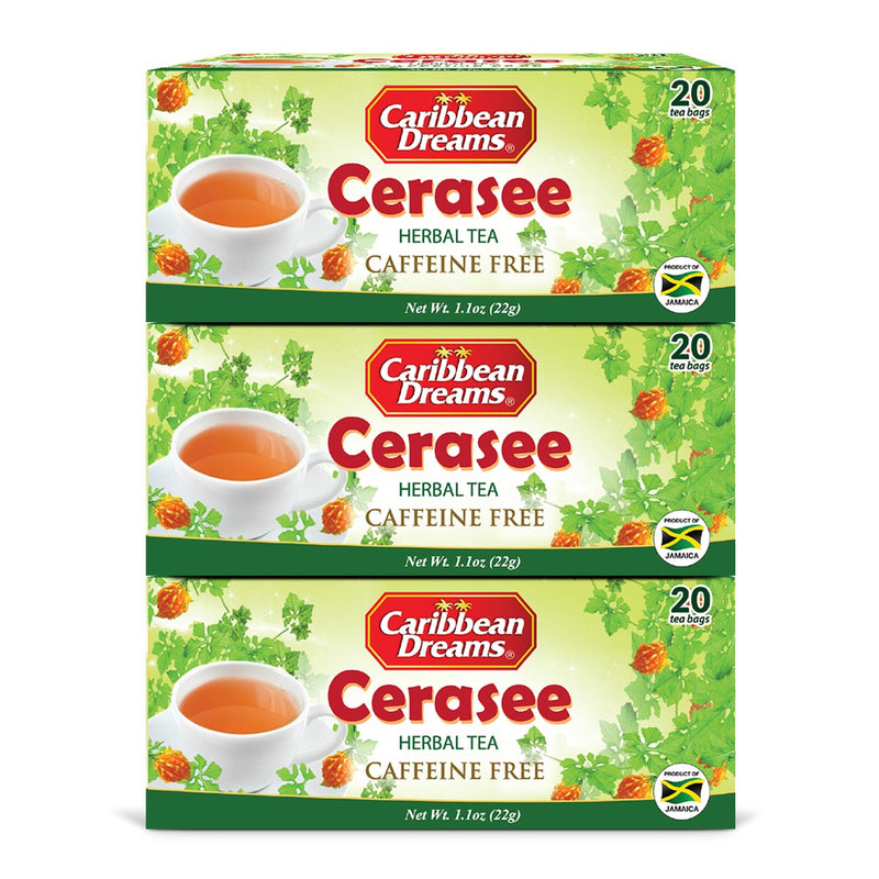 Caribbean Dreams Cerasee Tea, 24 teabags (Single & 3 Pack) - Caribshopper