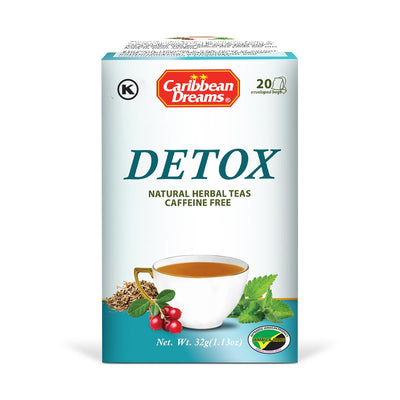 Caribbean Dreams Detox & Cleansing Tea, 20 teabags - Caribshopper