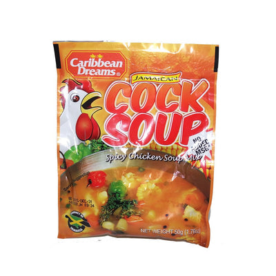 Caribbean Dreams Jamaican Cock Soup, 50g sachets (3 Pack) - Caribshopper