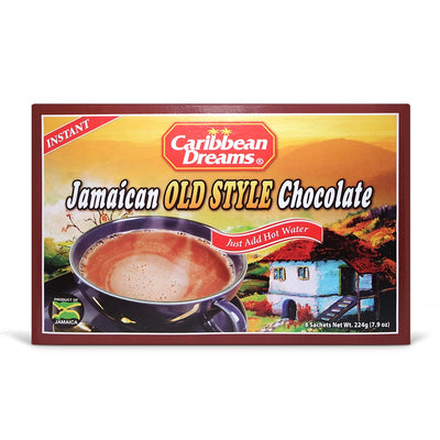 Caribbean Dreams Old Style Chocolate, 8 sachets - Caribshopper