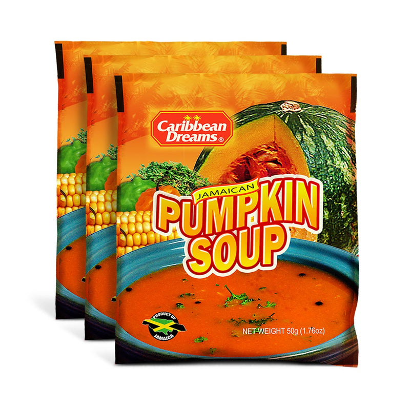 Caribbean Dreams Pumpkin Soup, 50g 3 Sachets - Caribshopper