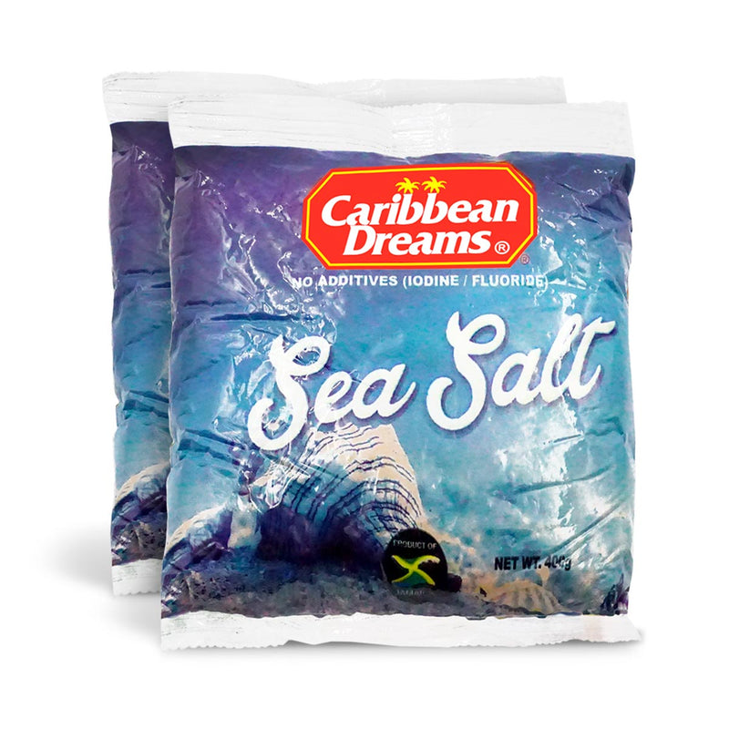 Caribbean Dreams Sea Salt, 400g (2 Pack) - Caribshopper