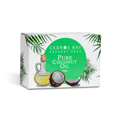 CGA Cedros Bay Pure Coconut Oil Soap, 170g ( Single and 3 Pack) - Caribshopper