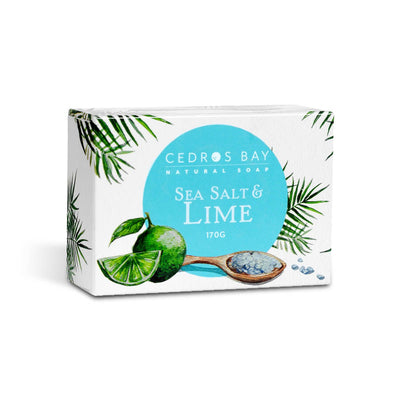 CGA Cedros Bay Sea Salt & Lime Soap, 170g ( Single and 3 Pack) - Caribshopper