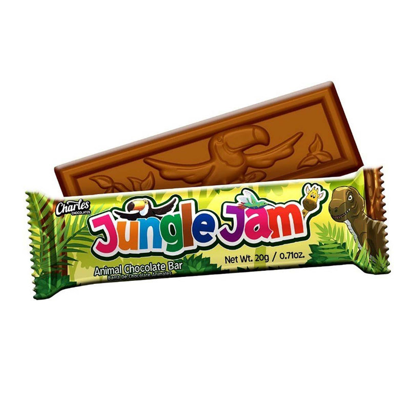 Charles Jungle Jam Chocolate Bar, 20g (3 or 6 Pack) - Caribshopper