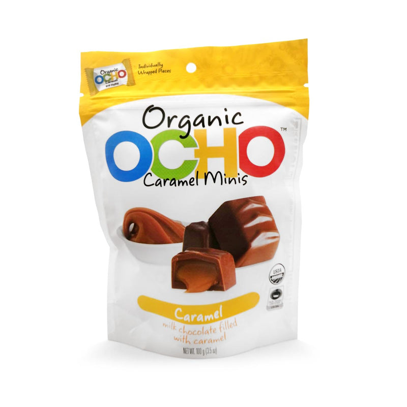 Charles Organic Ocho Caramel Minis, 3.5oz (Single, 3 or 6 Pack) - Caribshopper