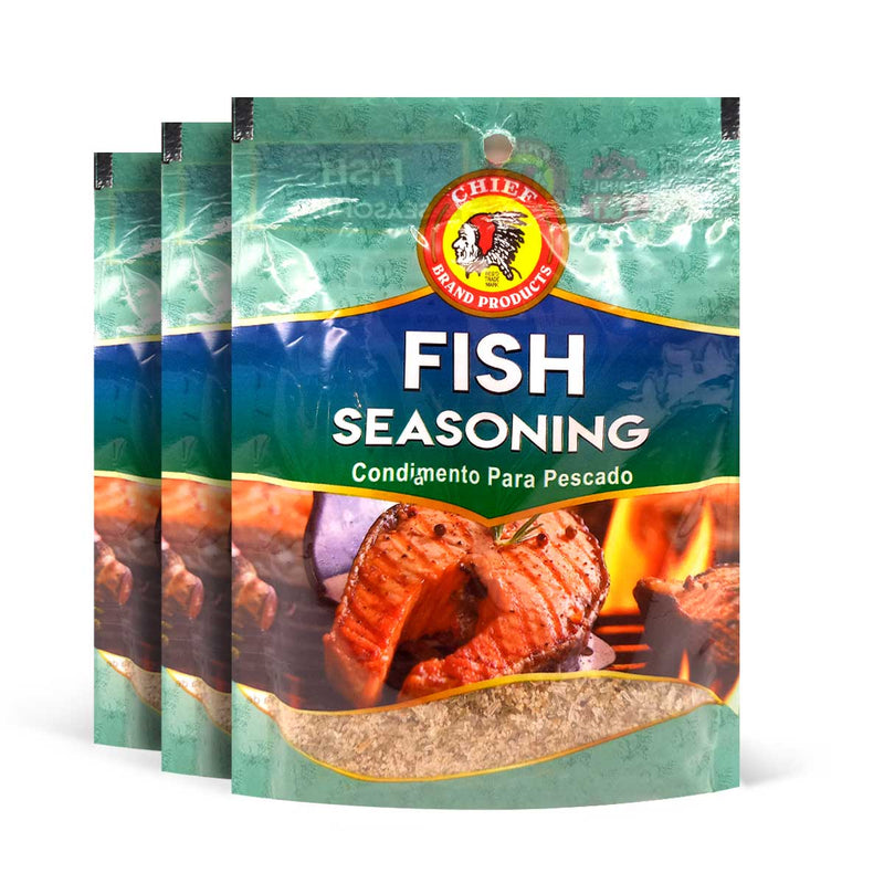 Chief Brand Products Fish Seasoning, 40g (3 Pack)