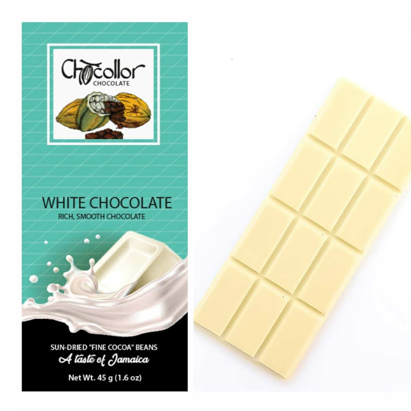 Chocollor Chocolate White Chocolate Bar - Caribshopper