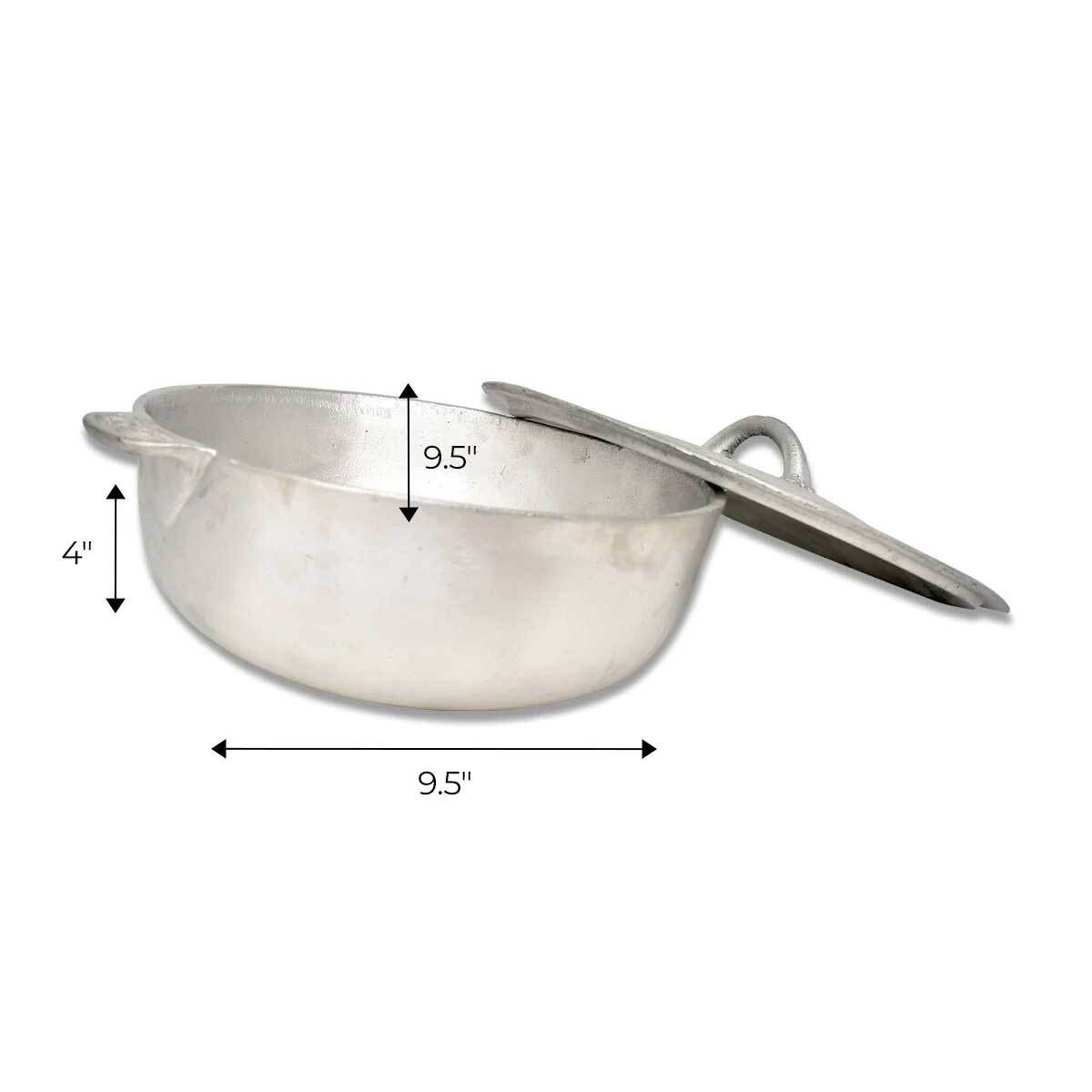 Jamaican ChoiceGift Set-9” Dutch pot,12” Cooking Serving Fork&Spoon,Rough  Grater