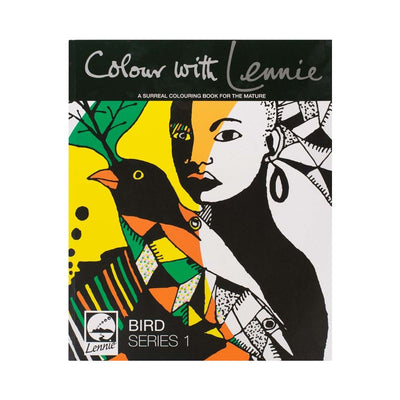 Colours with Lennie Mature Colouring Book Bird Series 1 - Caribshopper