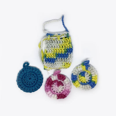Crochet Nation Soap Saver & Face Scrubbie Set - Caribshopper