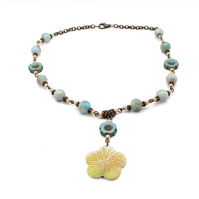 CW Artisinal Jewellery Pearl Flower Set - Caribshopper
