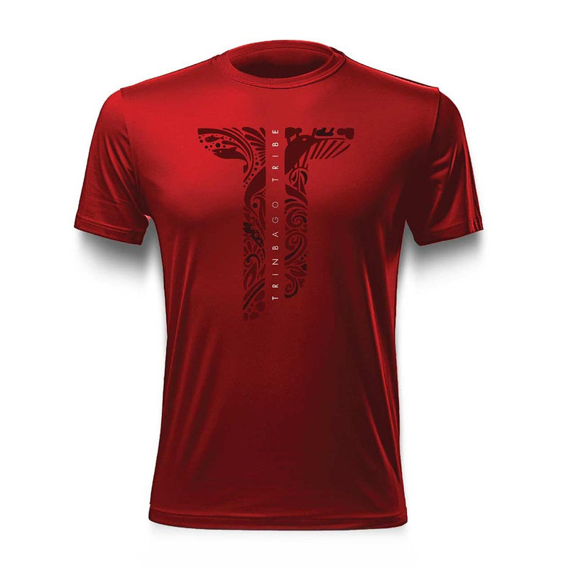 Darius Designs Trinbago Tribe Red T-Shirt - Caribshopper