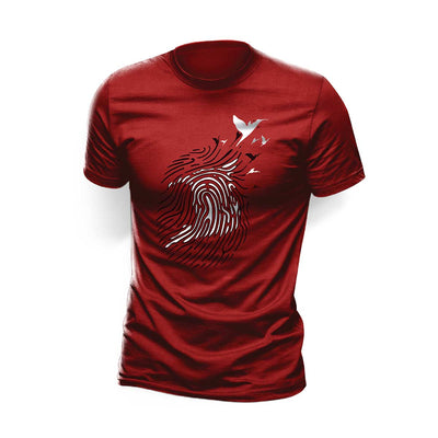 Darius Designs Uniquely T&T Red T-Shirt - Caribshopper