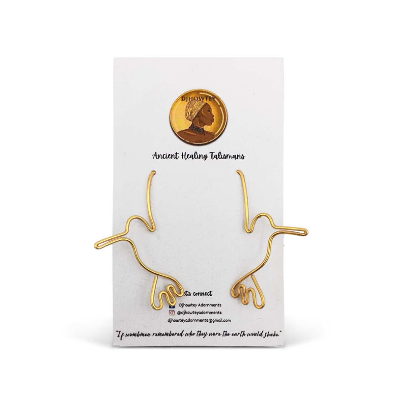 Djhowtey Adornments Mini Hummingbird Earrings - Caribshopper