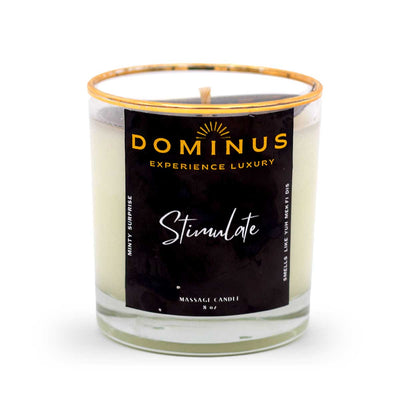 Dominus Stimulate Massage Candles, 8oz - Caribshopper
