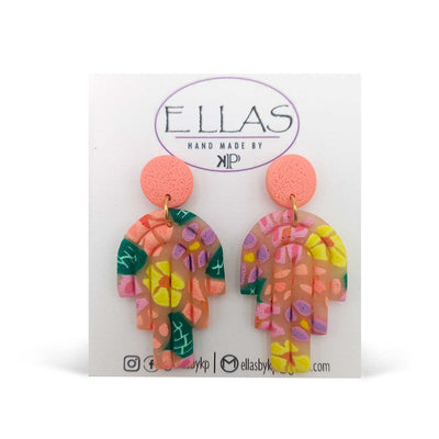 Ellas By KP Floral Dream 2 Dangle Earrings - Caribshopper