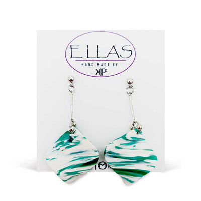 Ellas By KP Green Love 4 Dangle Earrings - Caribshopper