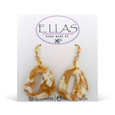 Ellas By KP Marble Beauty Dangle Earrings - Caribshopper