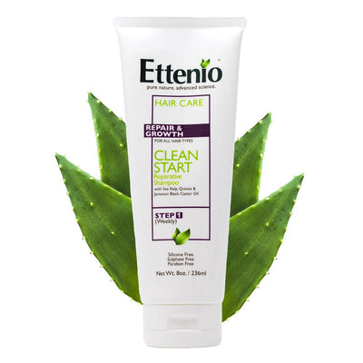 Ettenio Clean Start Shampoo, 8oz - Caribshopper
