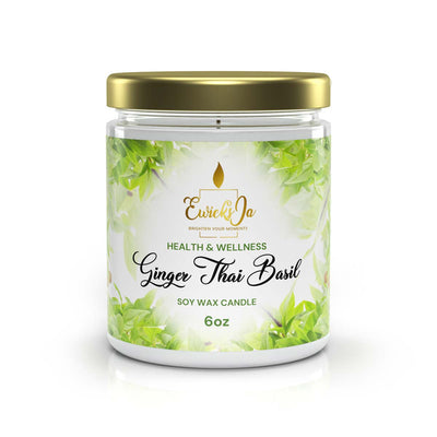 Ewicks Ginger Thai Basil Candle, 6oz - Caribshopper