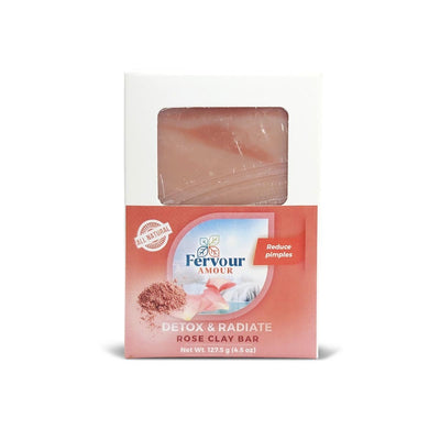 Fervour Amour Rose Clay Soap, 4.5oz - Caribshopper