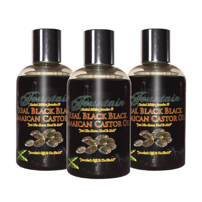 Fountain Xtra Black Jamaican Black Castor Oil (3 pack) - Caribshopper