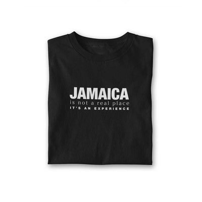 From JA XOXO "Jamaica is not a real place" T-shirt - Caribshopper