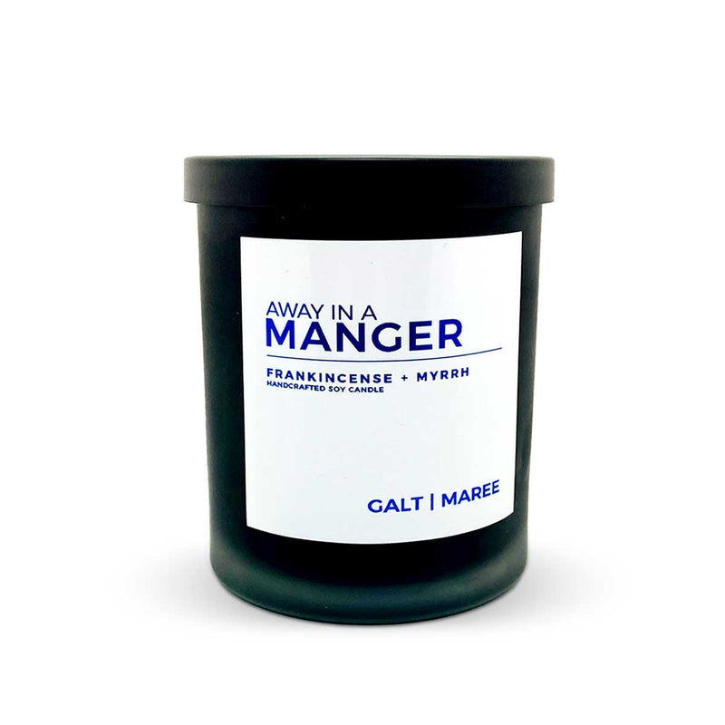 Galt & Maree Away in a Manger Christmas Edition Candle, 12.5oz - Caribshopper