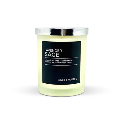 Galt & Maree Lavender Sage Candle, 12.5oz - Caribshopper